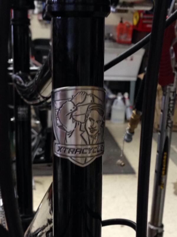 Xtracycle EdgeRunner headbadge