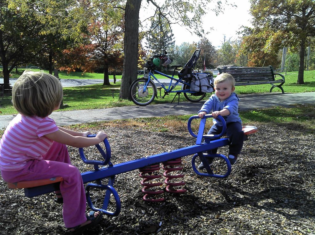 The comments a mom gets when cargo biking with kids